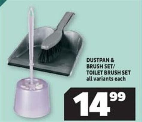 Dustpan Brush Set Toilet Brush Set Offer At Usave