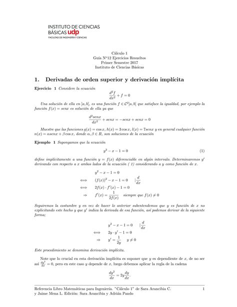 Solution Ejercicios Resueltos Derivaci N Implicita Studypool