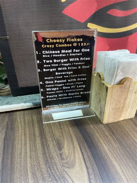 Menu at Cheesy Flakes, Mumbai