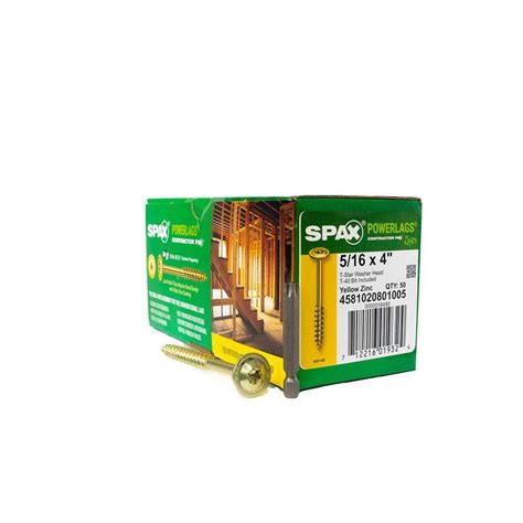 Reviews For SPAX 5 16 In X 4 In Yellow Zinc T Star Washer Head