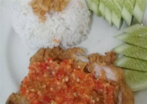 Resep Ayam Geprek Sambal Setan Oleh Yun Cooking Cookpad