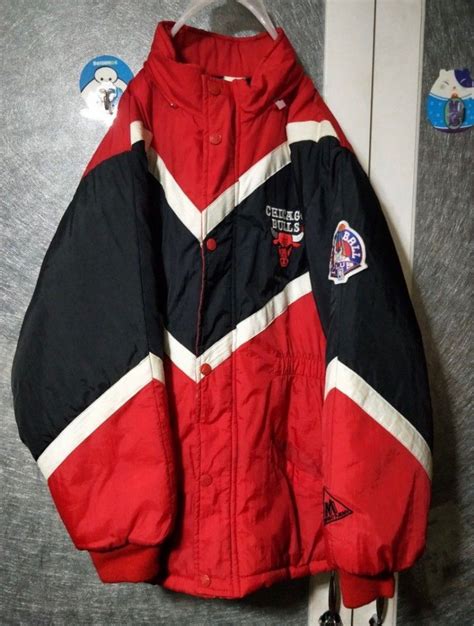 古著 Jumpball Nba Mighty Mac 芝加哥 Chicago Bulls 公牛 隊 外套 Jacket Vintage 老品