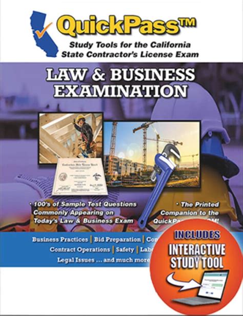 Contractors License Practice Test California