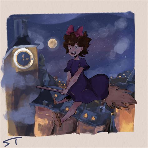 Kikis Flight Kikis Delivery Service By Tuney1egg On Deviantart