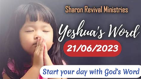 Yeshua S Word St June Sharon Revival Ministries Youtube