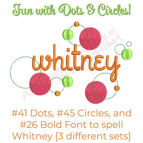 45 Fun Circles Machine Embroidery Designs