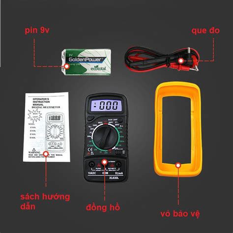 Đồng Hồ Vạn Năng điện Tử Xl830l Tặng Kèm Pin Shopee Việt Nam