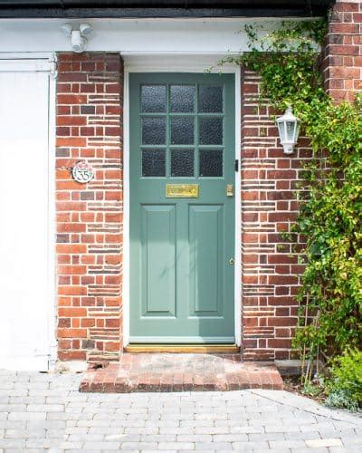 Decorative Edwardian Front Door With Stained Glass Cotswood Doors