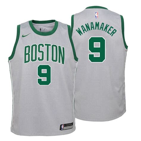 Maillot Basket Boston Celtics Brad Wanamaker City Edition Gris