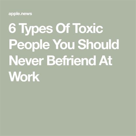 6 Types Of Toxic People You Should Never Befriend At Work — Huffpost