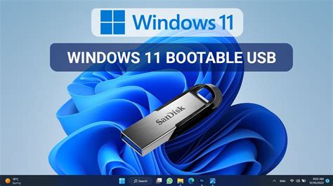 How To Create Windows 11 Bootable Usb Flash Drive Youtube