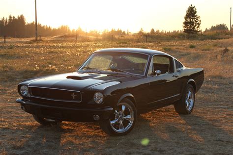 Black 1965 Ford Mustang Fastback 22 Ford Mustang Mustang Mustang