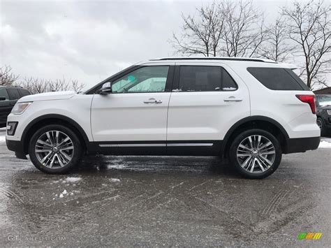 2017 White Platinum Ford Explorer Platinum 4WD 118410670 Photo 12