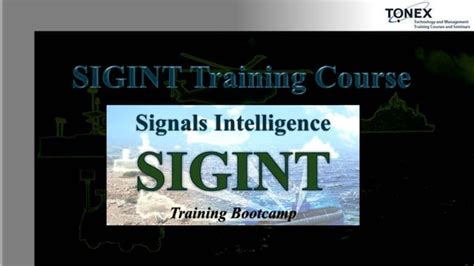 Sigint Training Course Signals Intelligence Sigint Training Bootcamp