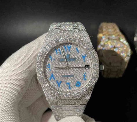 Audemars Piguet Full Iced Out Moissanite Diamond Men Watch Stainless