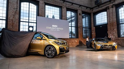 Flashy Bmw I3 And I8 Starlight Edition Feature 24 Carat Gold Dust