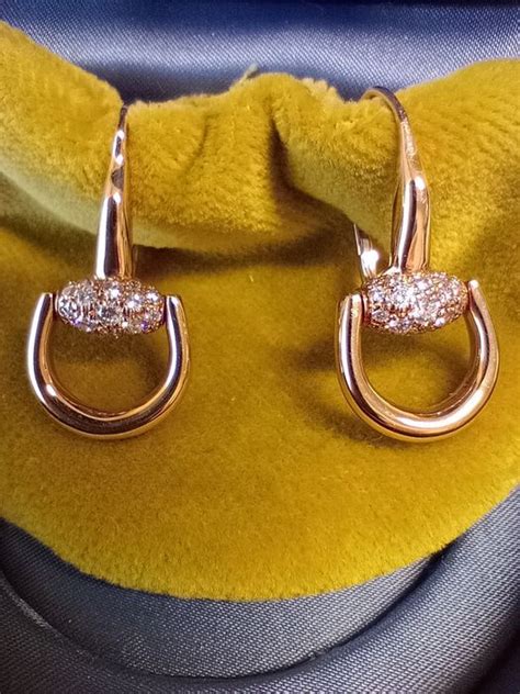 Gucci Gold - Earrings Diamond - Catawiki