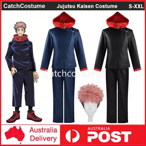 Anime Jujutsu Kaisen Itadori Yuji Cosplay Costume School Uniform