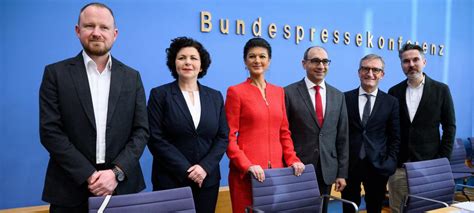 B Ndnis Sahra Wagenknecht Gr Ndet Offiziell Partei Tagesschau De