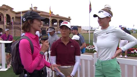 Celine Boutier And Nelly Korda First Round Interview Ford