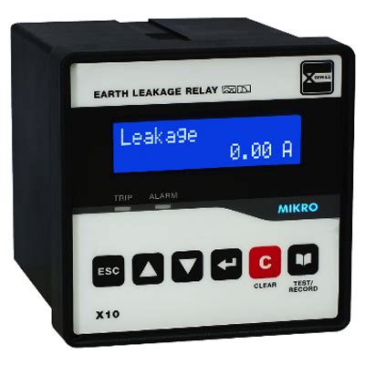 X10 Series – Earth Leakage Relay – Mikro MSC Bhd