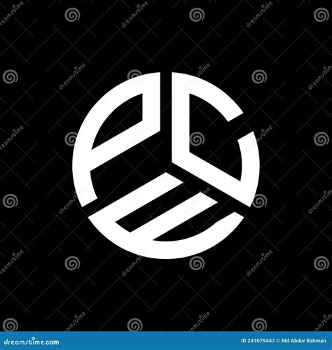 PCE Letter Logo Design on Black Background. PCE Creative Initials ...