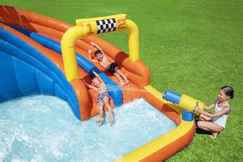 Bestway Водный игровой-центр 551х502х265см "Super Speedway" с разбрыз ...