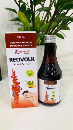 Redvolk Syrup Ml Herbal Blood Purifier At Rs Bottle Herbal