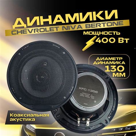 Автомобильные динамики для Chevrolet Niva Bertone (Шевроле Нива Бертоне ...