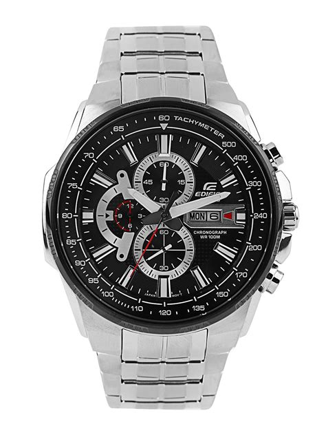 Buy Casio Edifice Men Silver Analogue Watches Ex255 Efr 549d 1a8vudf Watches For Men 947178