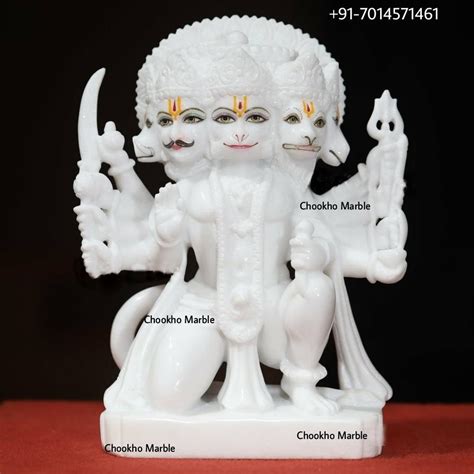 Panchmukhi Hanuman Statue In Marble Inches At Rs Marble