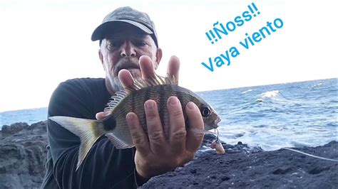 Pescando Sargos Con Temporal Youtube