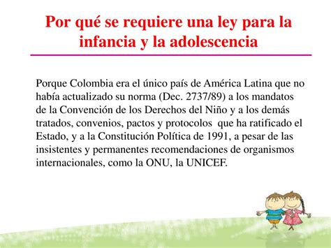 PPT LEY 1098 DE 2006 CODIGO DE LA INFANCIA Y LA ADOLESCENCIA