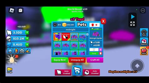 Tapping Fantasy Hatched Secret Pet Roblox Youtube