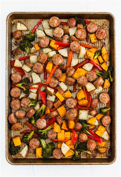 Sheet Pan Sausage And Vegetables Megs Everyday Indulgence