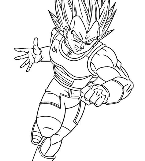Desenhos Do Vegeta - 55+ Desenhos do Vegeta (DbZ) para Imprimir e Colorir
