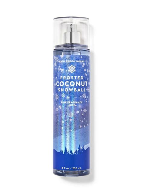 New Frosted Coconut Snowball 8 Oz Fine Fragrance Mist Bath And Body Works