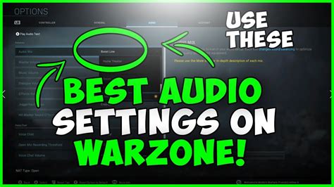 The Best Audio Settings On Warzone Call Of Duty Warzone Audio Settings