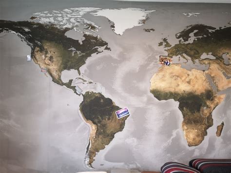 magnetic world map  unique  original project