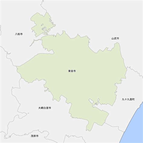 千葉県東金市の地図 Map It マップ・イット