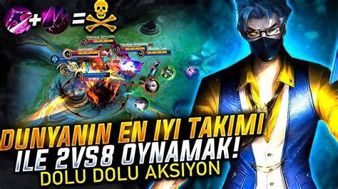 DÜNYANIN EN İYİ TAKIMI İLE 2vs8 OYNAMAK DOLU DOLU AKSİYON EFSANE