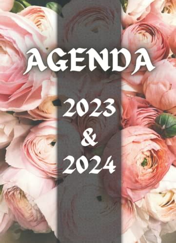 AGENDA MENSUEL JOLI AGENDA Motif Fleurs Avec Planning Mensuel 2 Ans