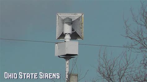 4 5 Port Thunderbolt 1000AT Tornado Siren Test Oregonia OH Full