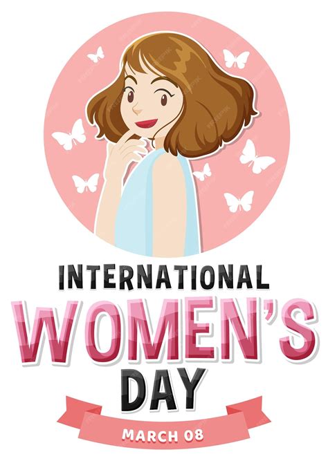 Free Vector International Women Day Logo