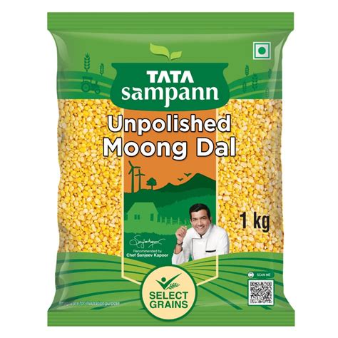 Tata Sampann Unpolished Moong Dal Split 1Kg Amazon In Grocery