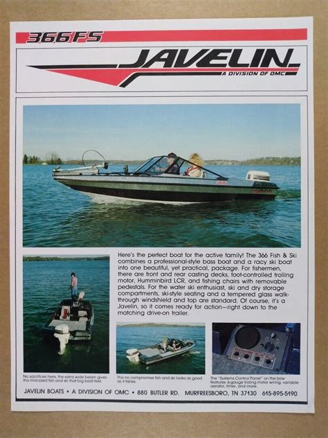 Javelin Fishing Boats