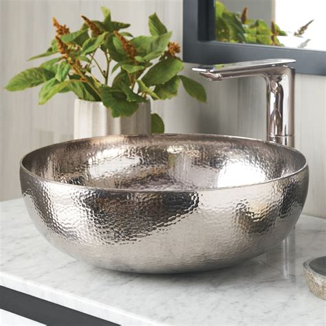 Native Trails Maestro 16 Round Copper Bathroom Sink Polished Copper