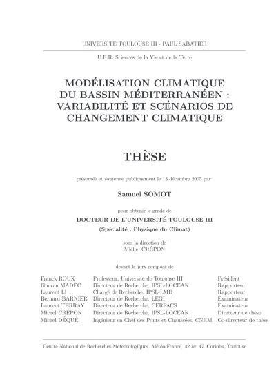 Conclusion Et Validation DOM8 ARP Pr Esentation Des Mod Eles Num