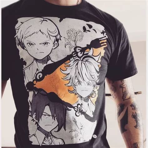 Remera Vinilo Jc Emma Ray Norman The Promised Neverland En Venta En