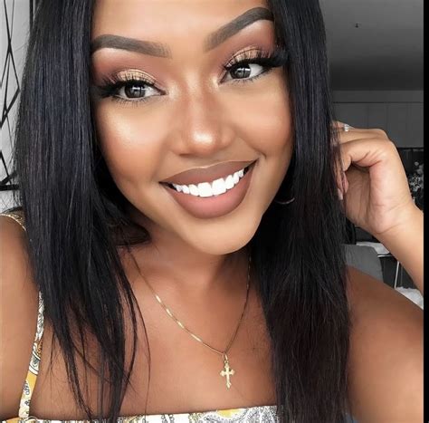 Makeup For Black Skin Soft Glam Makeup Black Women Makeup Nude